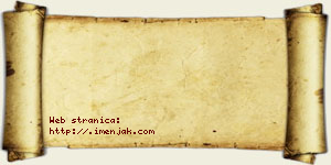 Neda Jačović vizit kartica